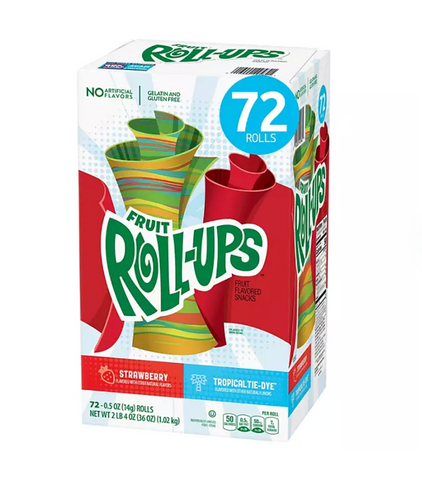 فروت رول اب ٧٢ قطعة Fruit Roll-Ups
